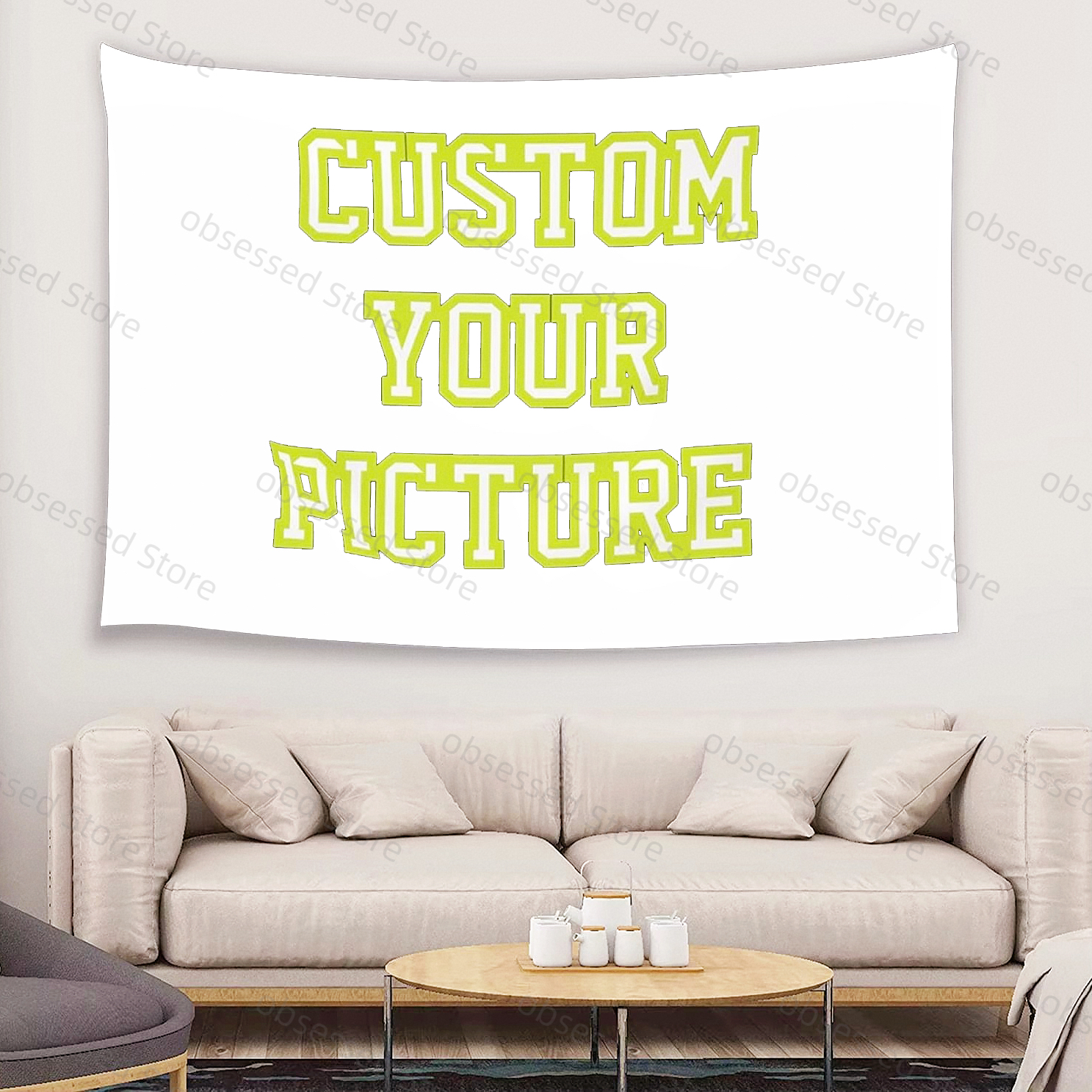 Textiles For Home - Customized tapestry printing for your pictures,
