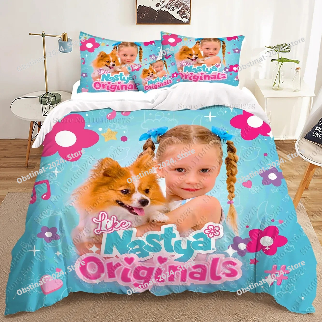 Home Textiles Classic Fashion - fashion Anime Nastya 3D Bedding Sets