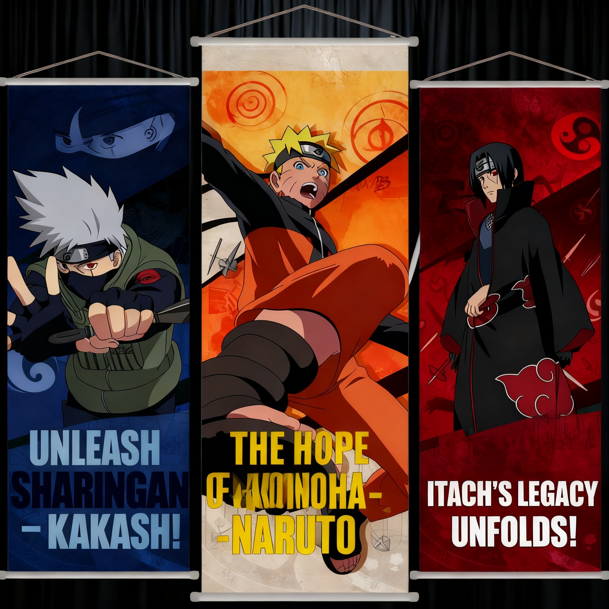 Textiles For Home - Naruto Anime Uzumaki Long Scroll Wall