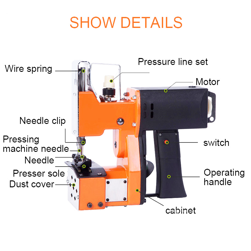 Portable Electric Sewing Machi - Home Textile Industry avaliação e preço