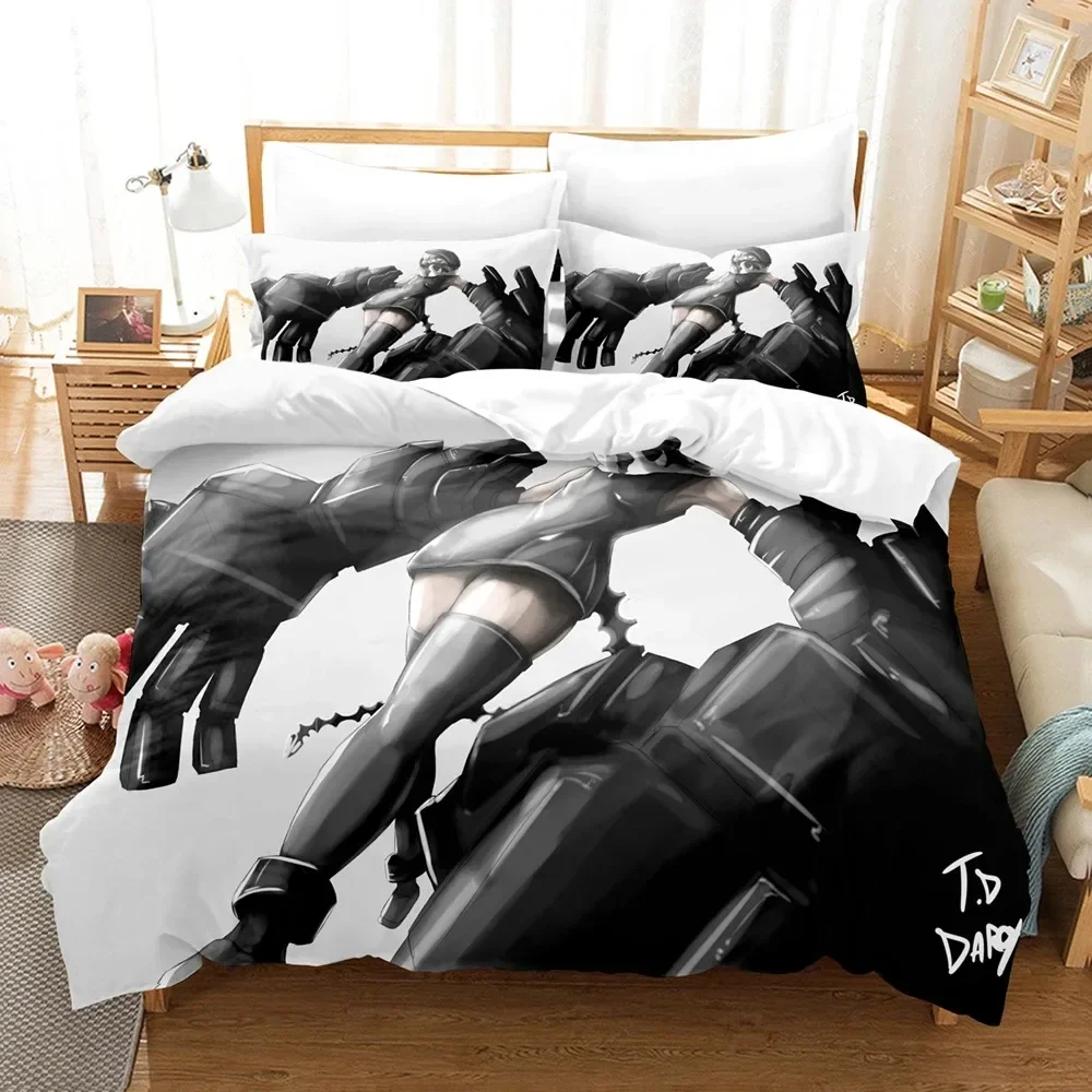 Black Rock Shooter Duvet Cover - Home Textiles Classic Fashion avaliação e preço
