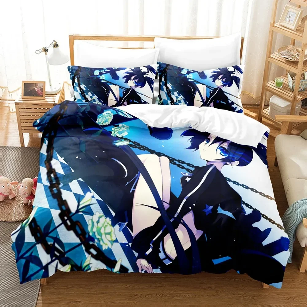 Black Rock Shooter Duvet Cover - Home Textiles Classic Fashion avaliação e preço