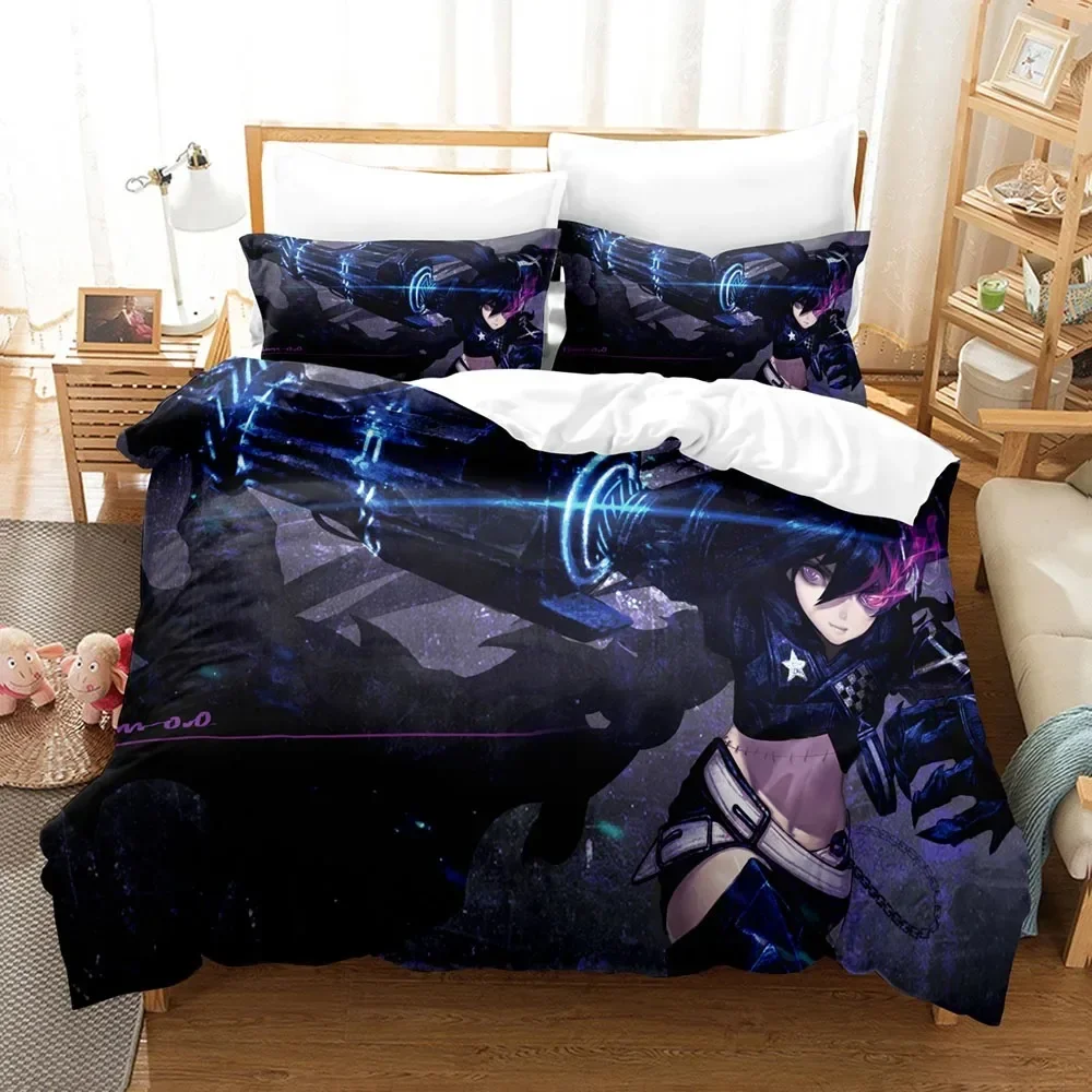 Black Rock Shooter Duvet Cover - Home Textiles Classic Fashion avaliação e preço