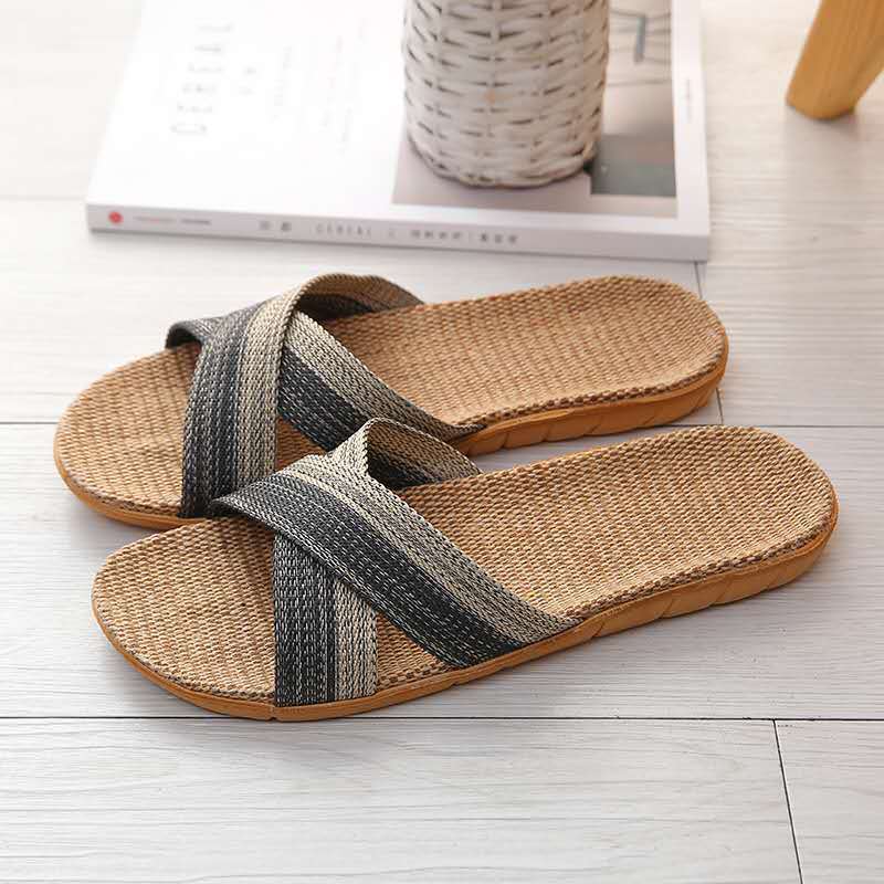 2026 New Linen Slippers for Me - Textiles For Home avaliação e preço