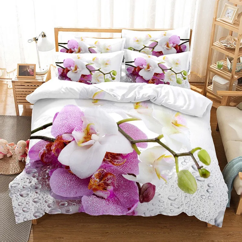 Flowers Bedding Set Duvet Cove - Linen Duvet Cover avaliação e preço