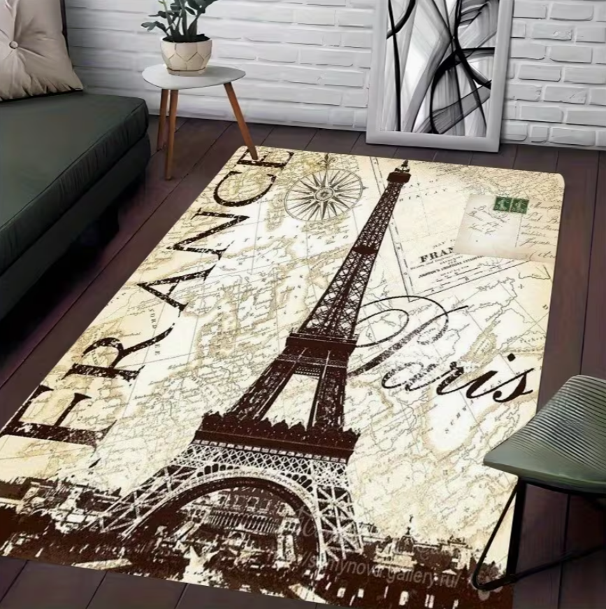 Vintage Paris Eiffel Tower Art - Home Textiles Paris avaliação e preço