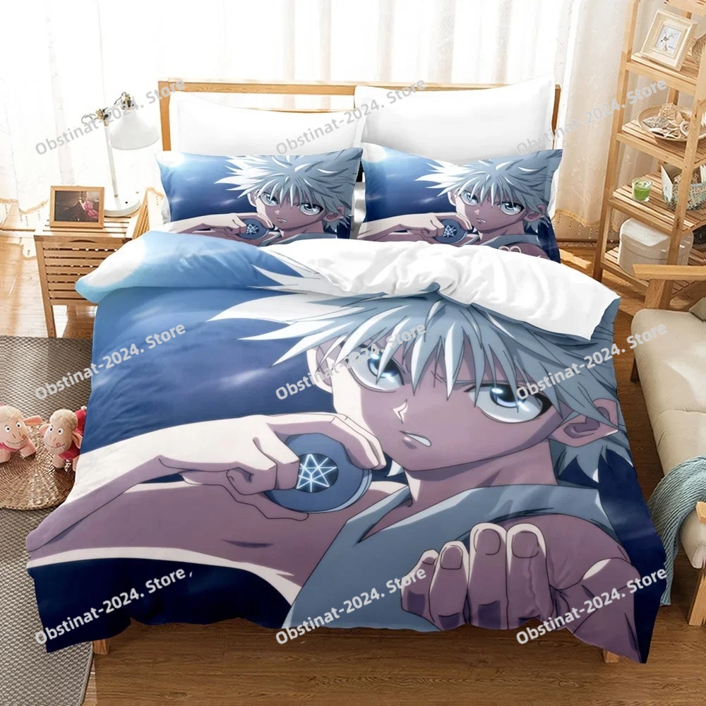 New Hunter X Hunter Killua Bed - Linen Duvet Cover avaliação e preço