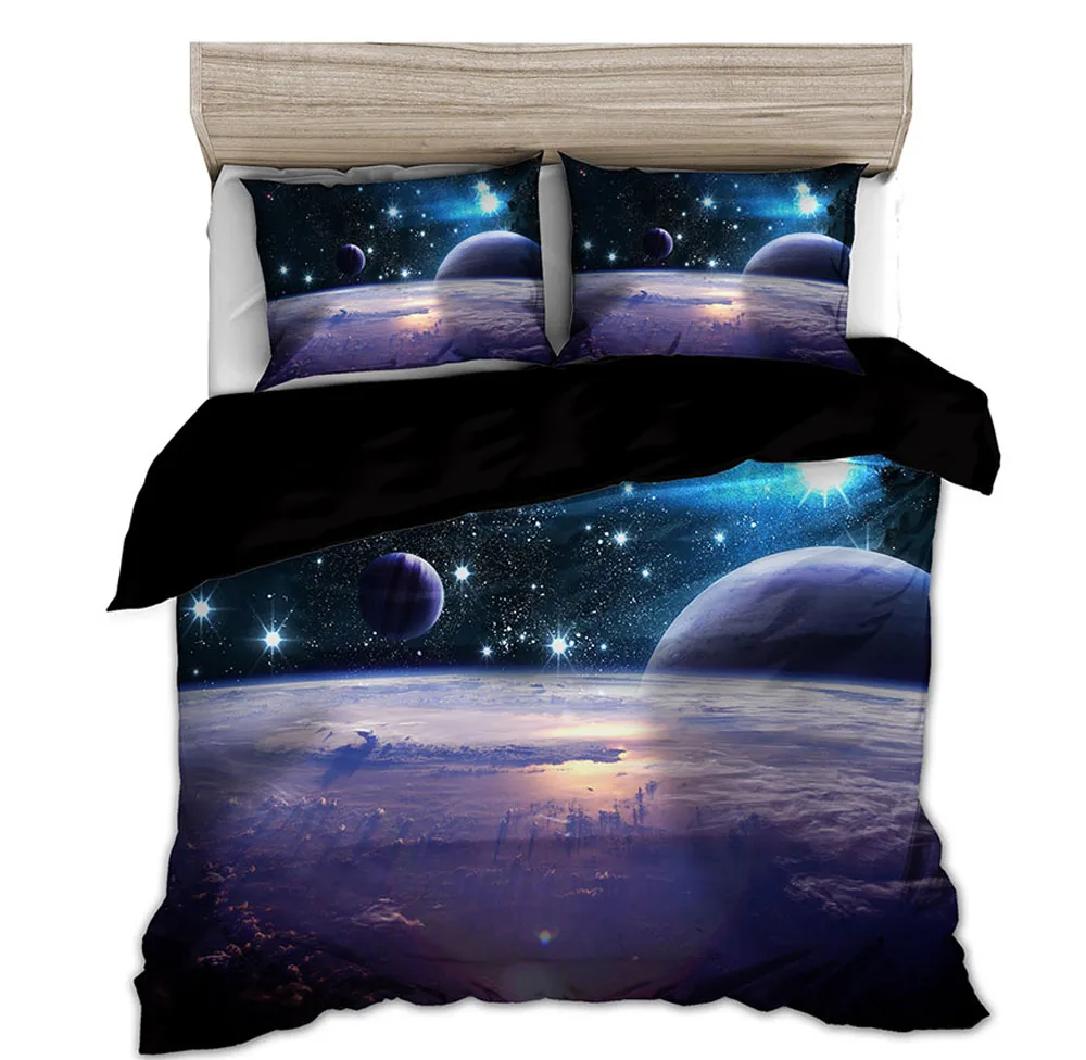 Space star 3d Galaxy Duvet Cov - Linen Duvet Cover avaliação e preço