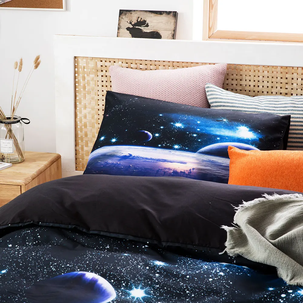 Space star 3d Galaxy Duvet Cov - Linen Duvet Cover avaliação e preço