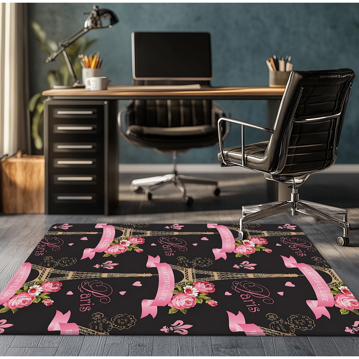Paris Eiffel Tower Rose Pink C - Home Textiles Paris avaliação e preço