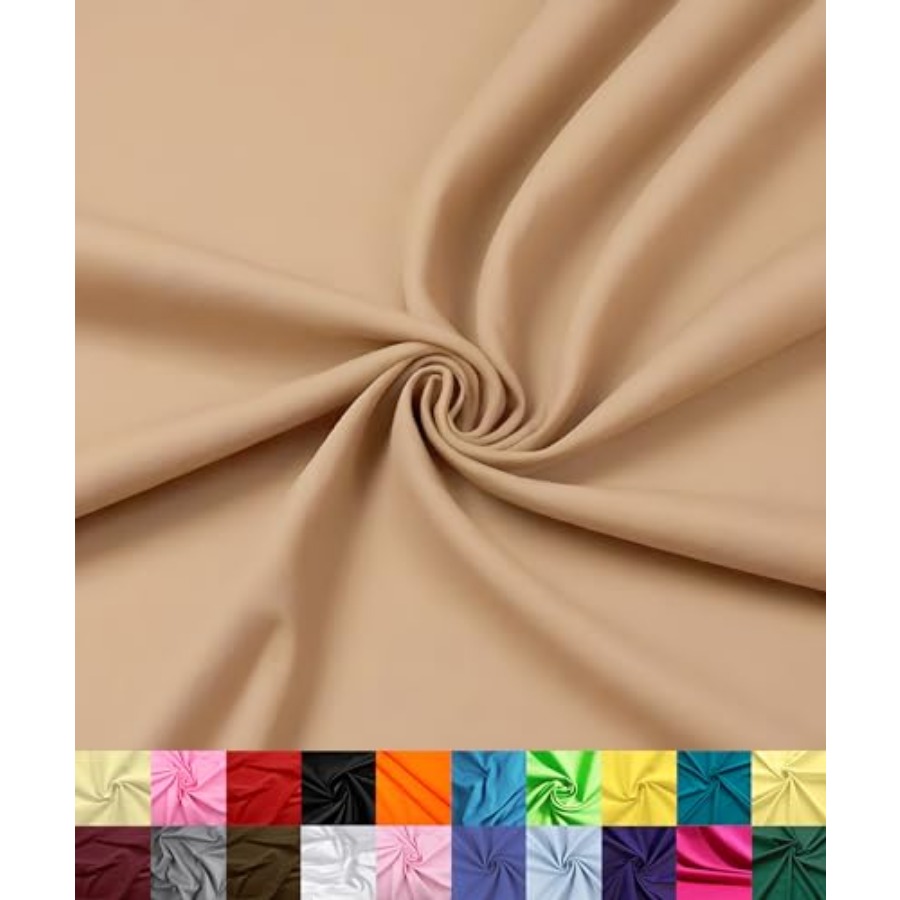 Poly Cotton Fabric for Sewing  - Textiles For Home avaliação e preço