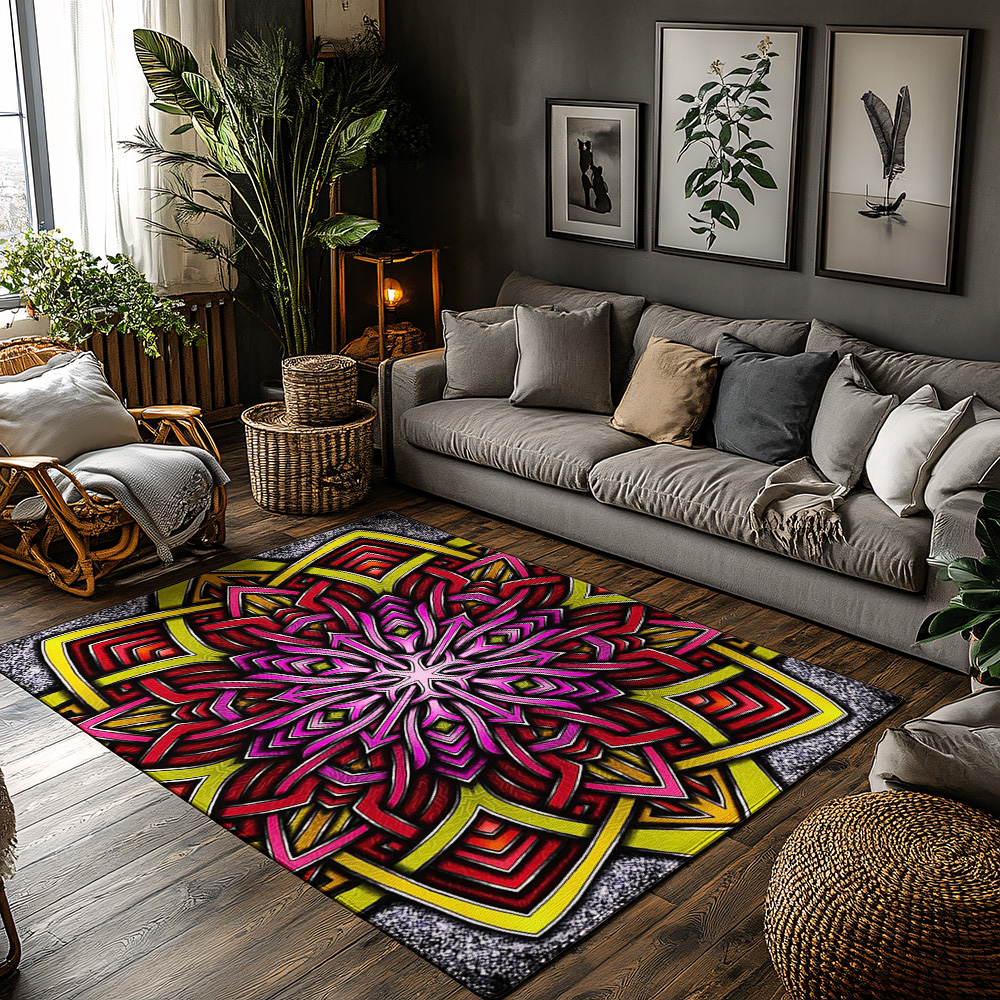 Stylish Moroccan Area Rug Non  - Home Textiles Com avaliação e preço