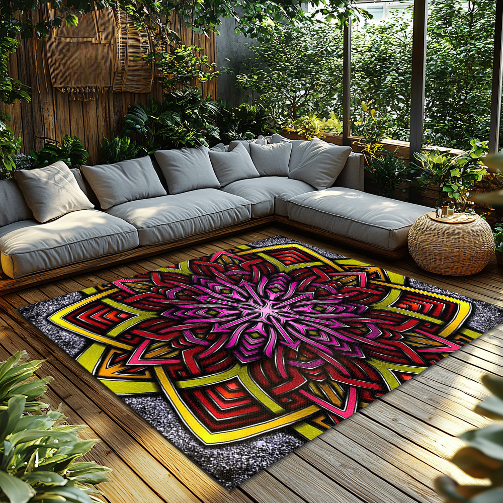 Stylish Moroccan Area Rug Non  - Home Textiles Com avaliação e preço