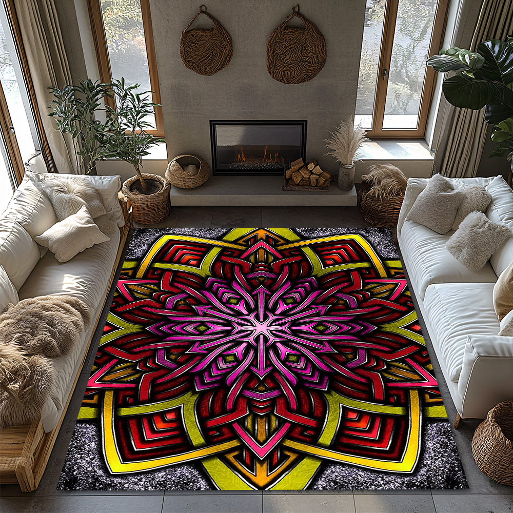Stylish Moroccan Area Rug Non  - Home Textiles Com avaliação e preço