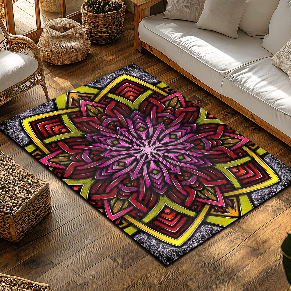 Stylish Moroccan Area Rug Non  - Home Textiles Com avaliação e preço