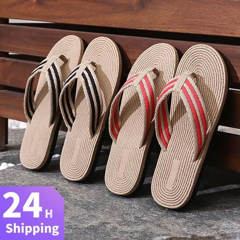 Summer Men Flip Flops Flat San - Textiles For Home avaliação e preço