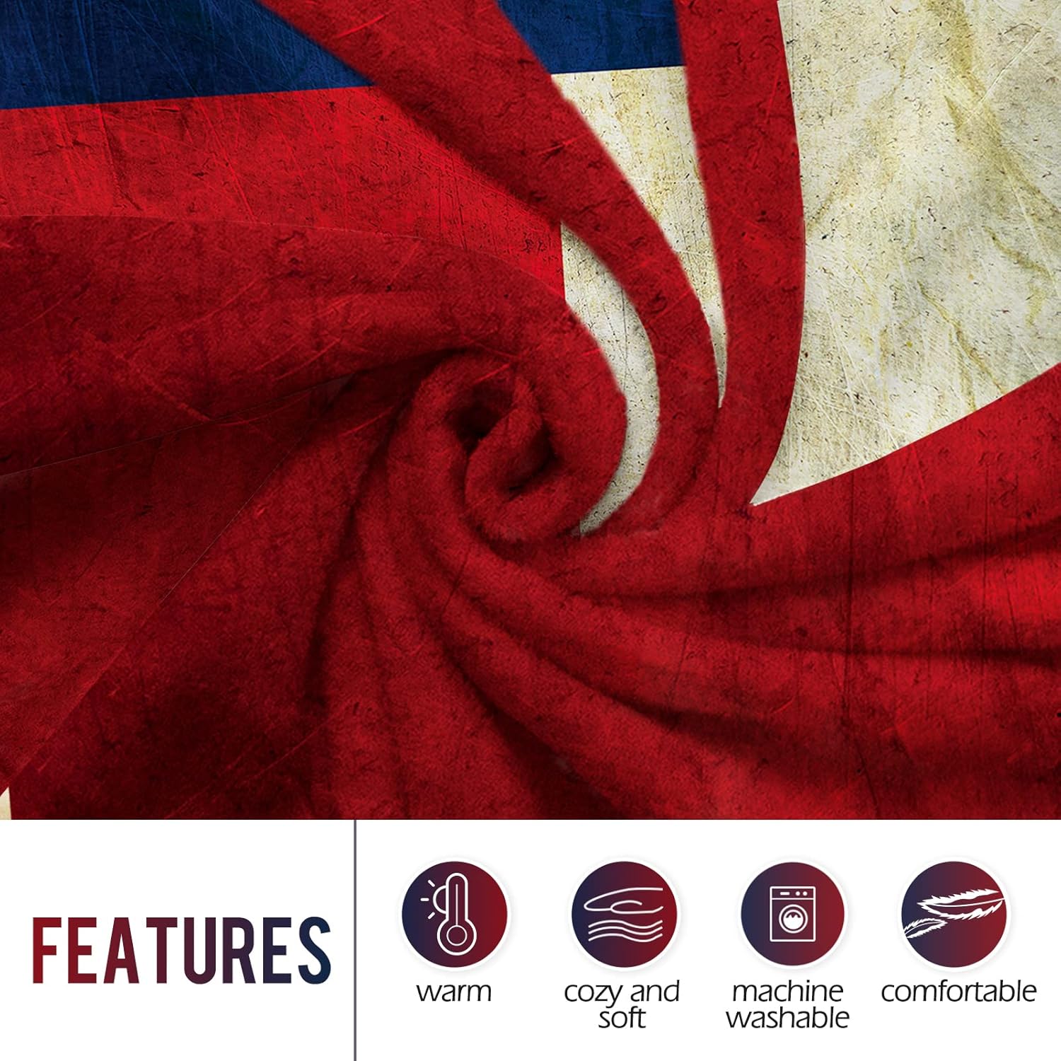 Levens Texas Flag Throw Blanke - Textiles For Home avaliação e preço