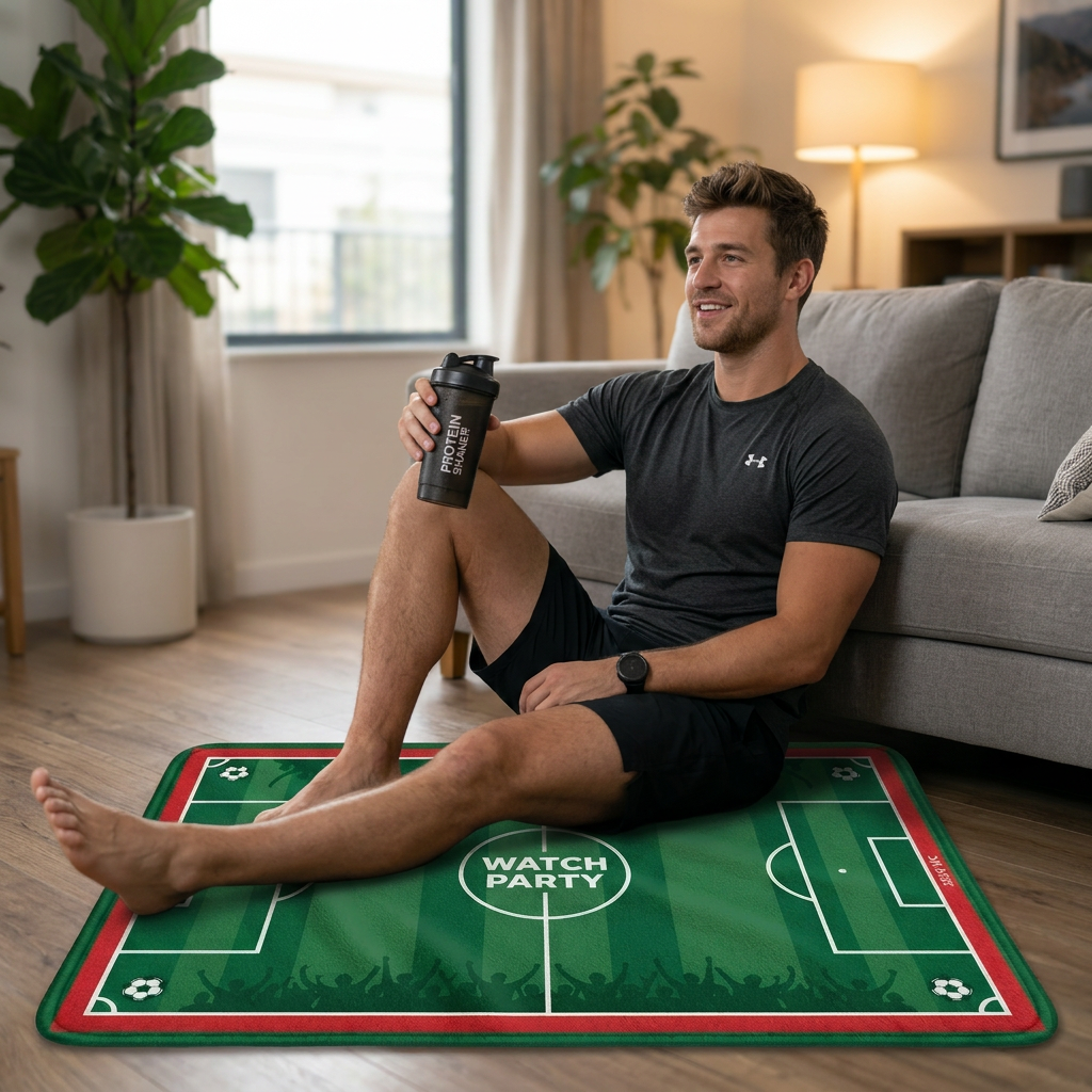 Football Field Pattern floor m - Textiles For Home avaliação e preço