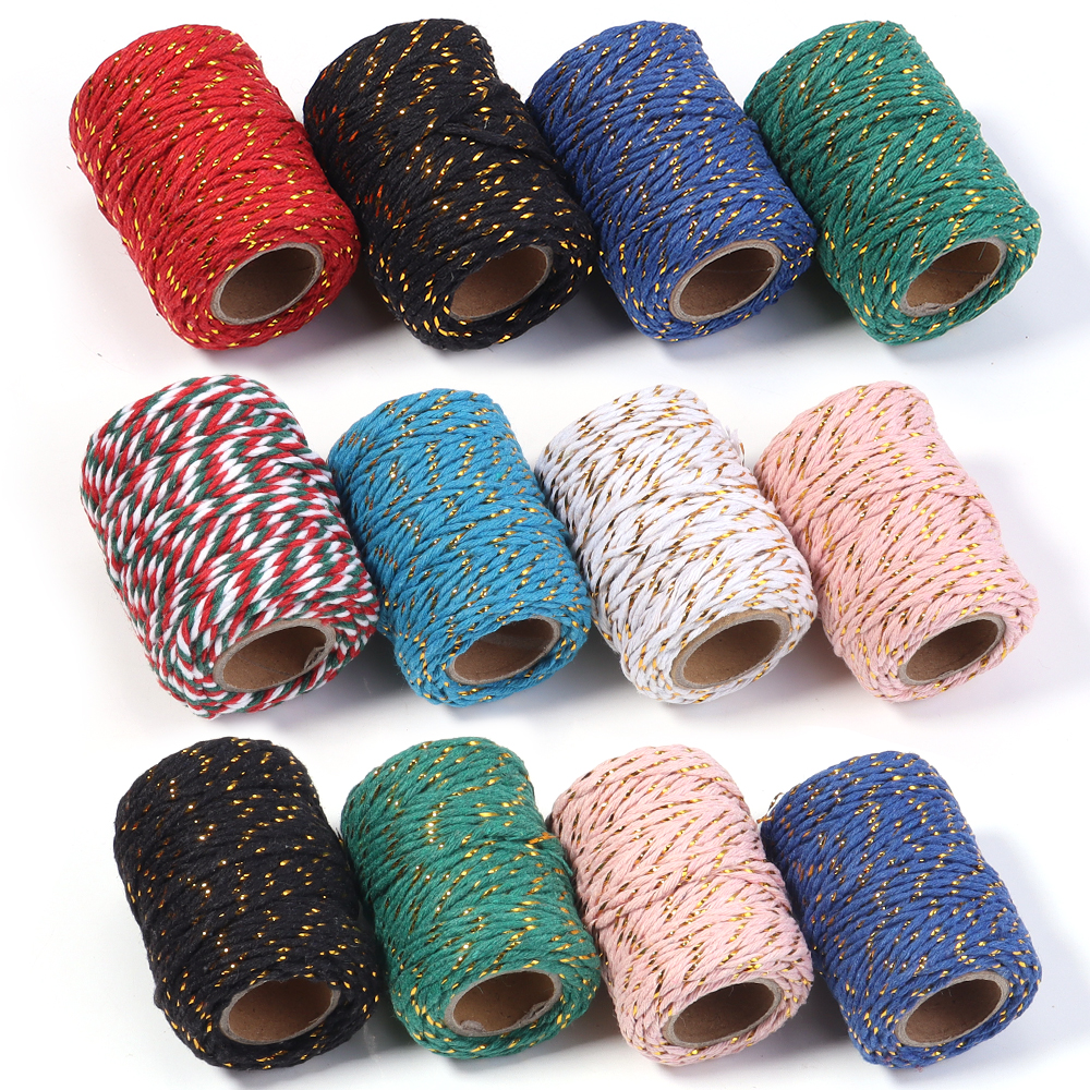 20M/Roll Cotton Cord Baker Twi - Textiles For Home avaliação e preço