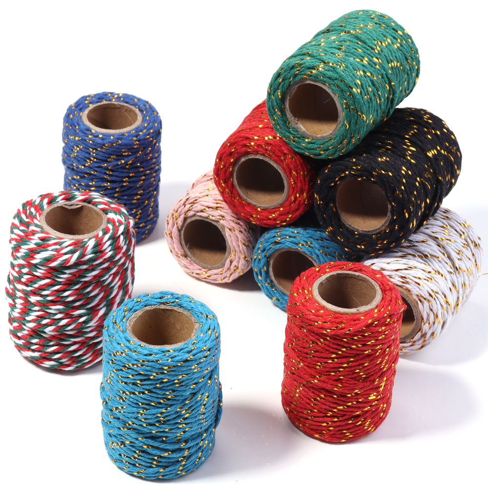20M/Roll Cotton Cord Baker Twi - Textiles For Home avaliação e preço
