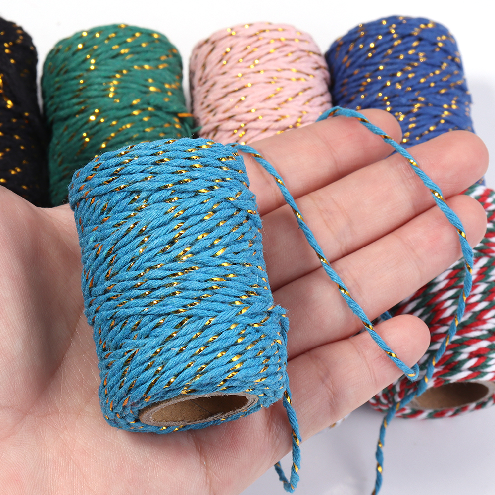20M/Roll Cotton Cord Baker Twi - Textiles For Home avaliação e preço