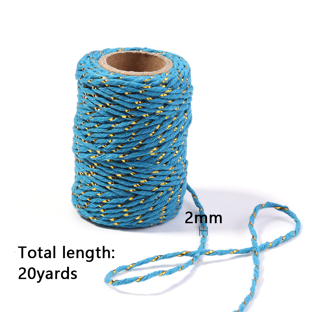 20M/Roll Cotton Cord Baker Twi - Textiles For Home avaliação e preço