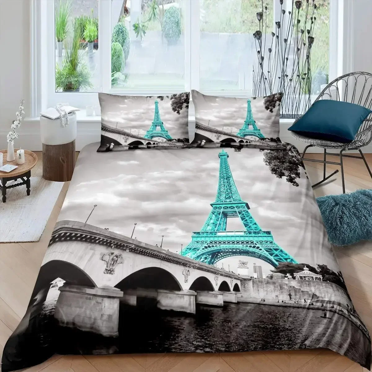 Eiffel Tower Paris Theme Comfo - Home Textiles Paris avaliação e preço