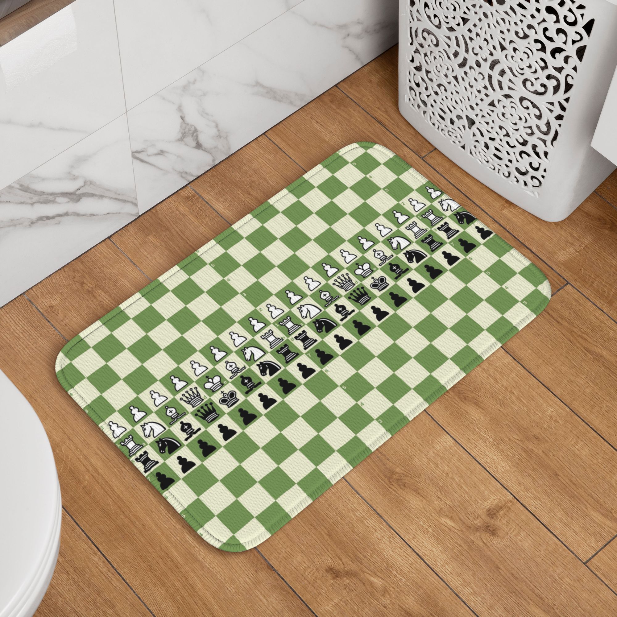 Chess com ChessBoard Doormat A - Home Textiles Com avaliação e preço
