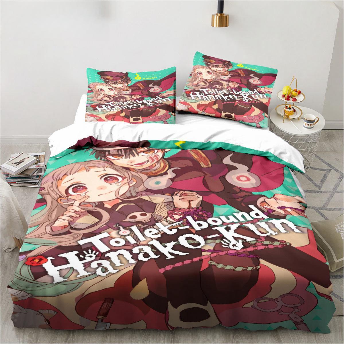 Anime Toilet-Bound Hanako-kun  - Linen Duvet Cover avaliação e preço