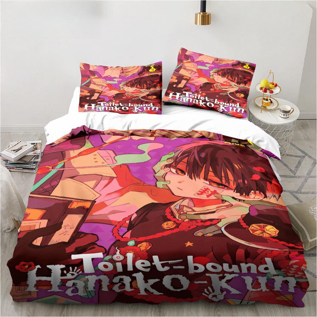 Anime Toilet-Bound Hanako-kun  - Linen Duvet Cover avaliação e preço