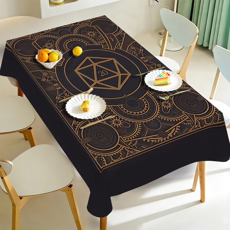 Steampunk Black Golden Gear Pa - Textiles For Home avaliação e preço