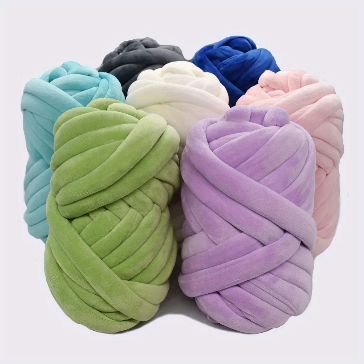 1pc Giant Soft Chunky Yarn - V - Throw Blanket Chunky Knit avaliação e preço