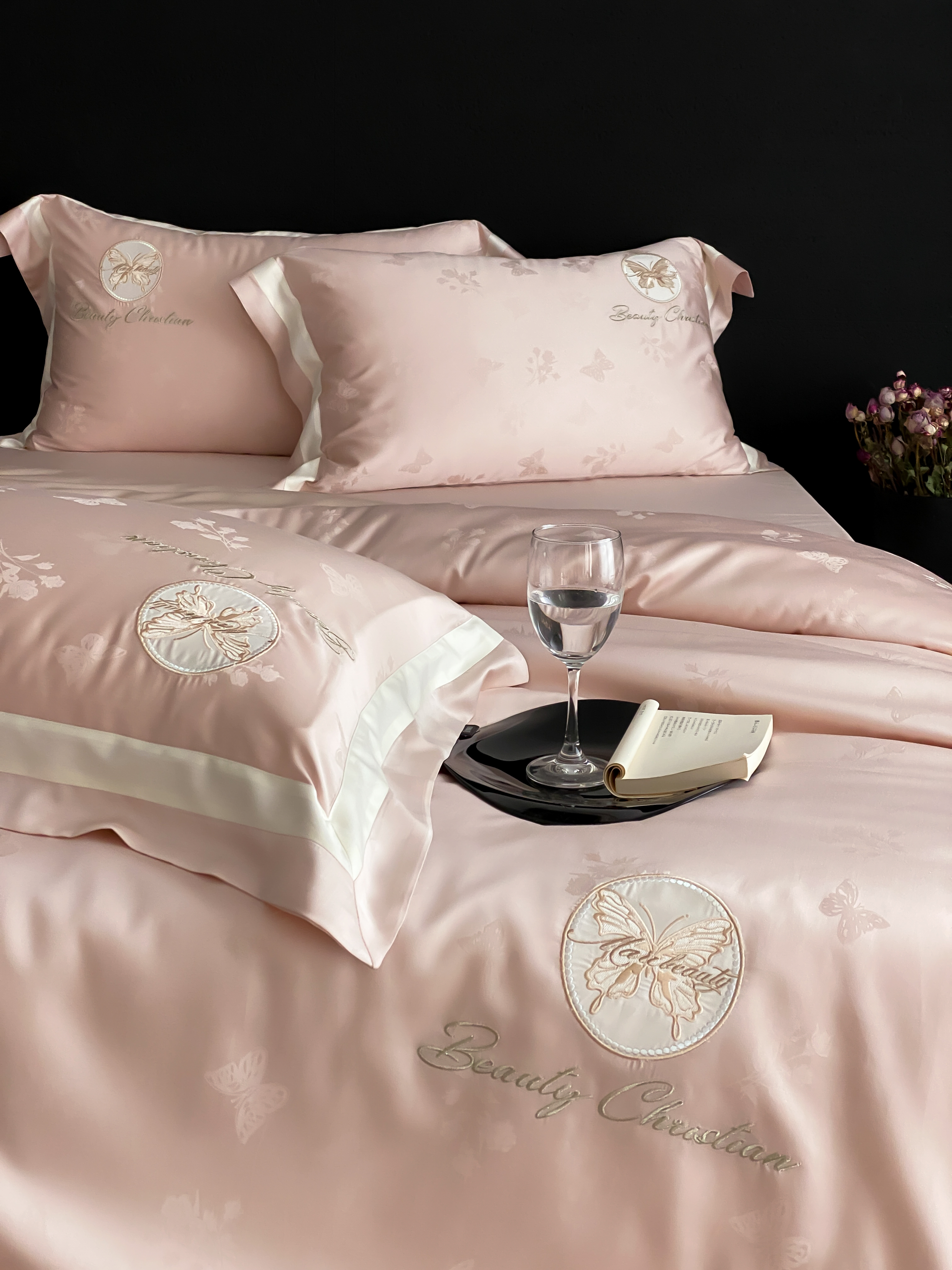 French Pastoral Floral Bedding - Linen Duvet Cover avaliação e preço