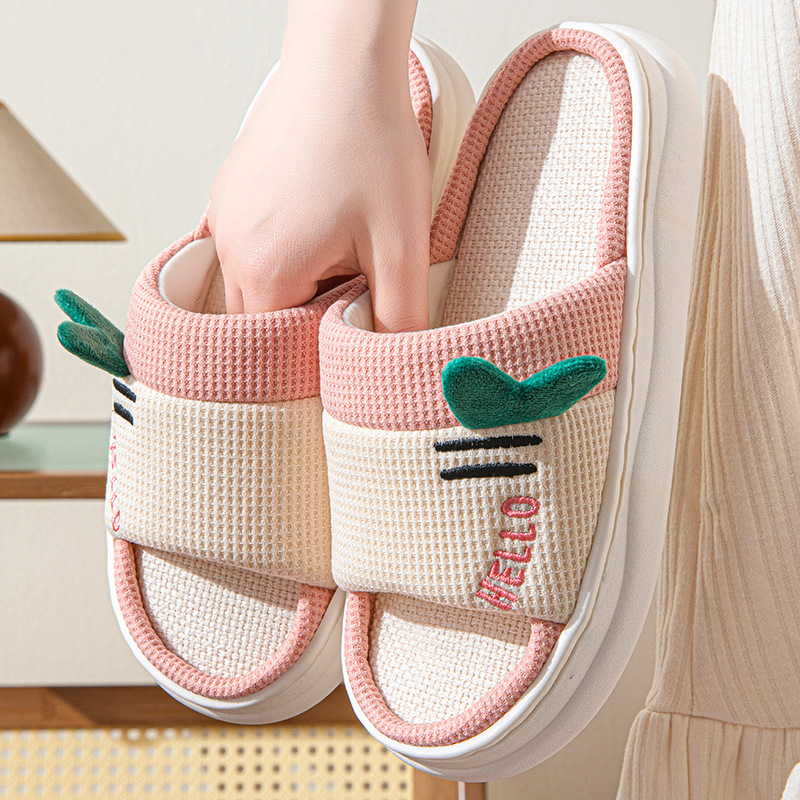 New Style Linen Slippers for W - Textiles For Home avaliação e preço