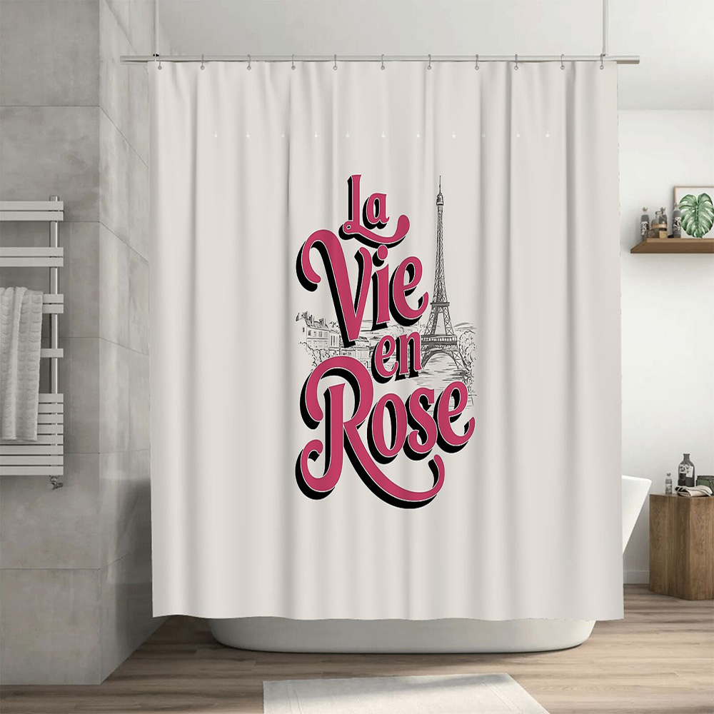 French Country Shower Curtain  - Home Textiles Paris avaliação e preço