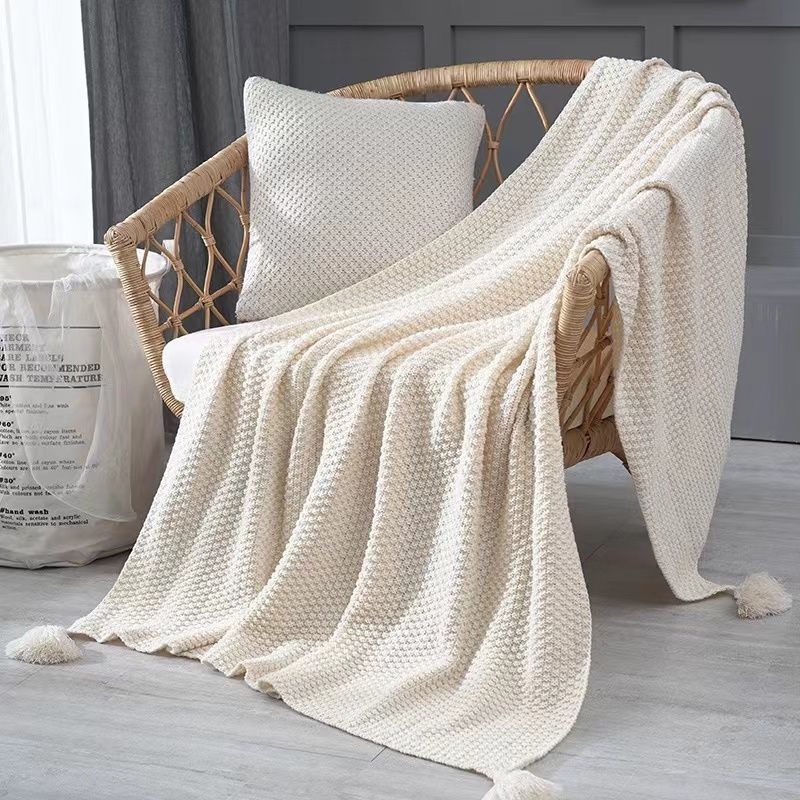 Nordic Blankets for Bed Sofa C - Throw Blanket Chunky Knit avaliação e preço