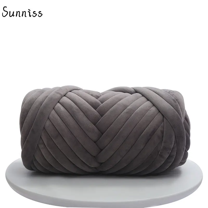 250g Chunky Thick Yarn Coarse  - Throw Blanket Chunky Knit avaliação e preço