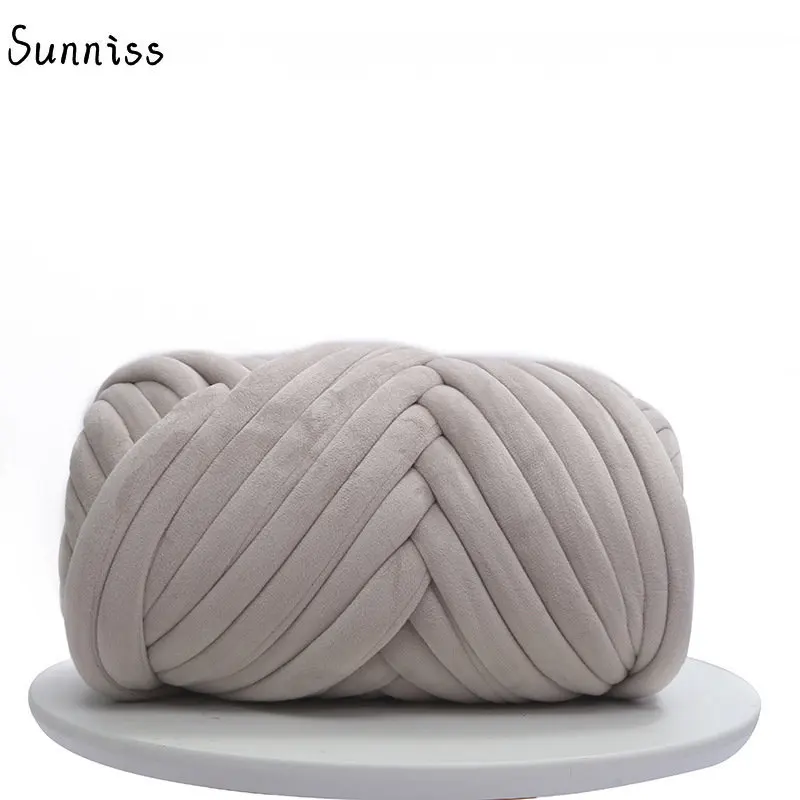 250g Chunky Thick Yarn Coarse  - Throw Blanket Chunky Knit avaliação e preço