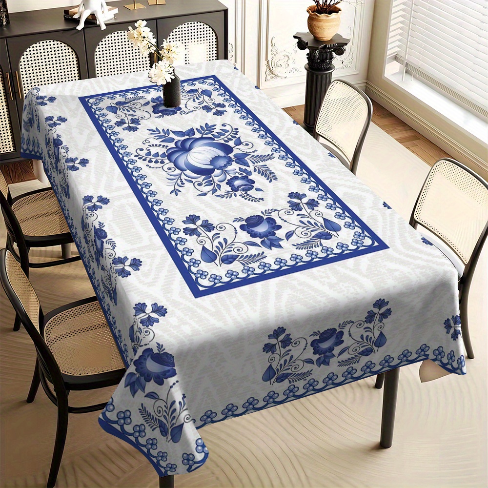 Country Style Square Tableclot - Textiles For Home avaliação e preço