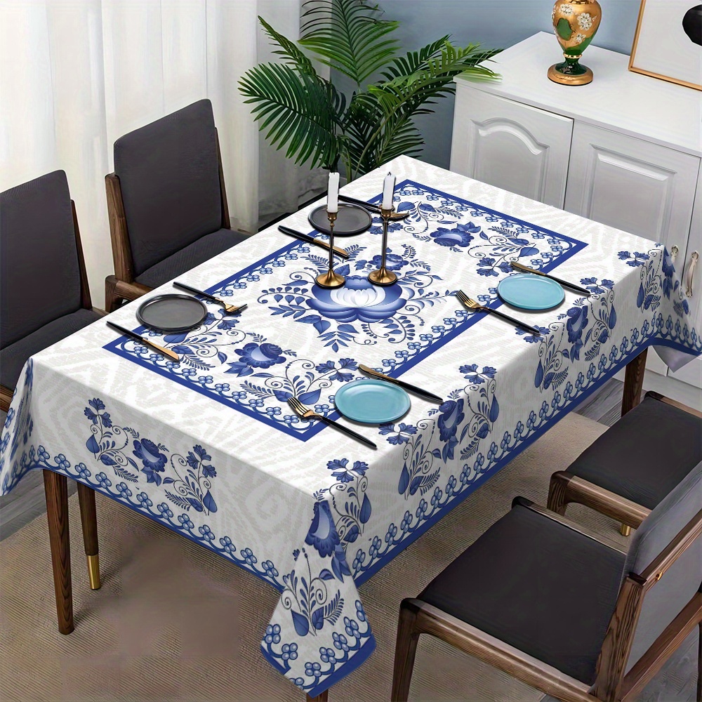 Country Style Square Tableclot - Textiles For Home avaliação e preço