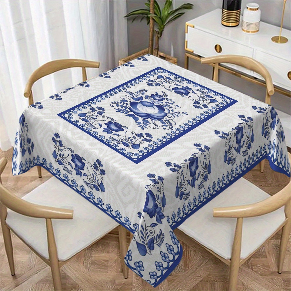Country Style Square Tableclot - Textiles For Home avaliação e preço