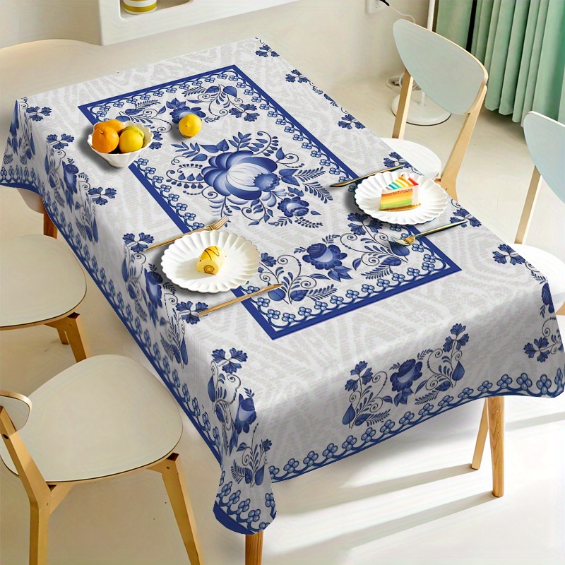 Country Style Square Tableclot - Textiles For Home avaliação e preço