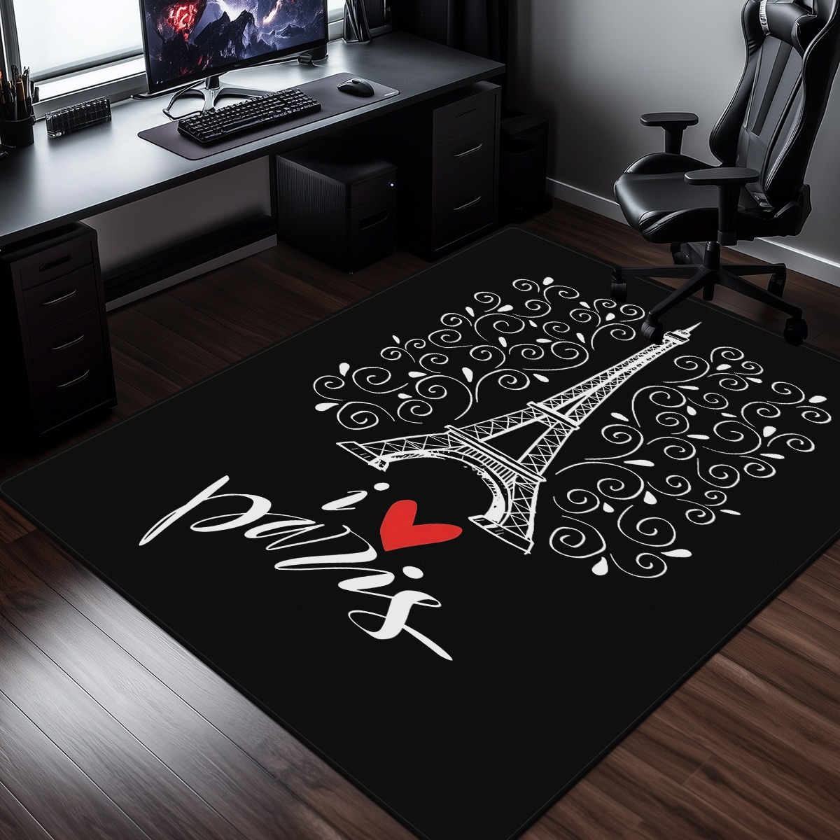 Paris Eiffel Tower Heart Love  - Home Textiles Paris avaliação e preço