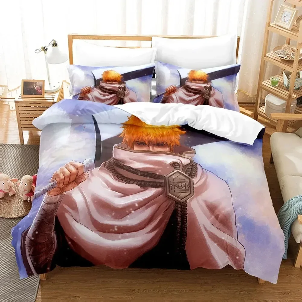 3D Print Anime Bleach Kurosaki - Linen Duvet Cover avaliação e preço