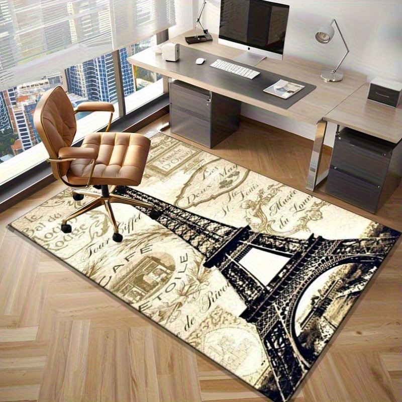 Eiffel Tower Paris Themed Rug  - Home Textiles Paris avaliação e preço
