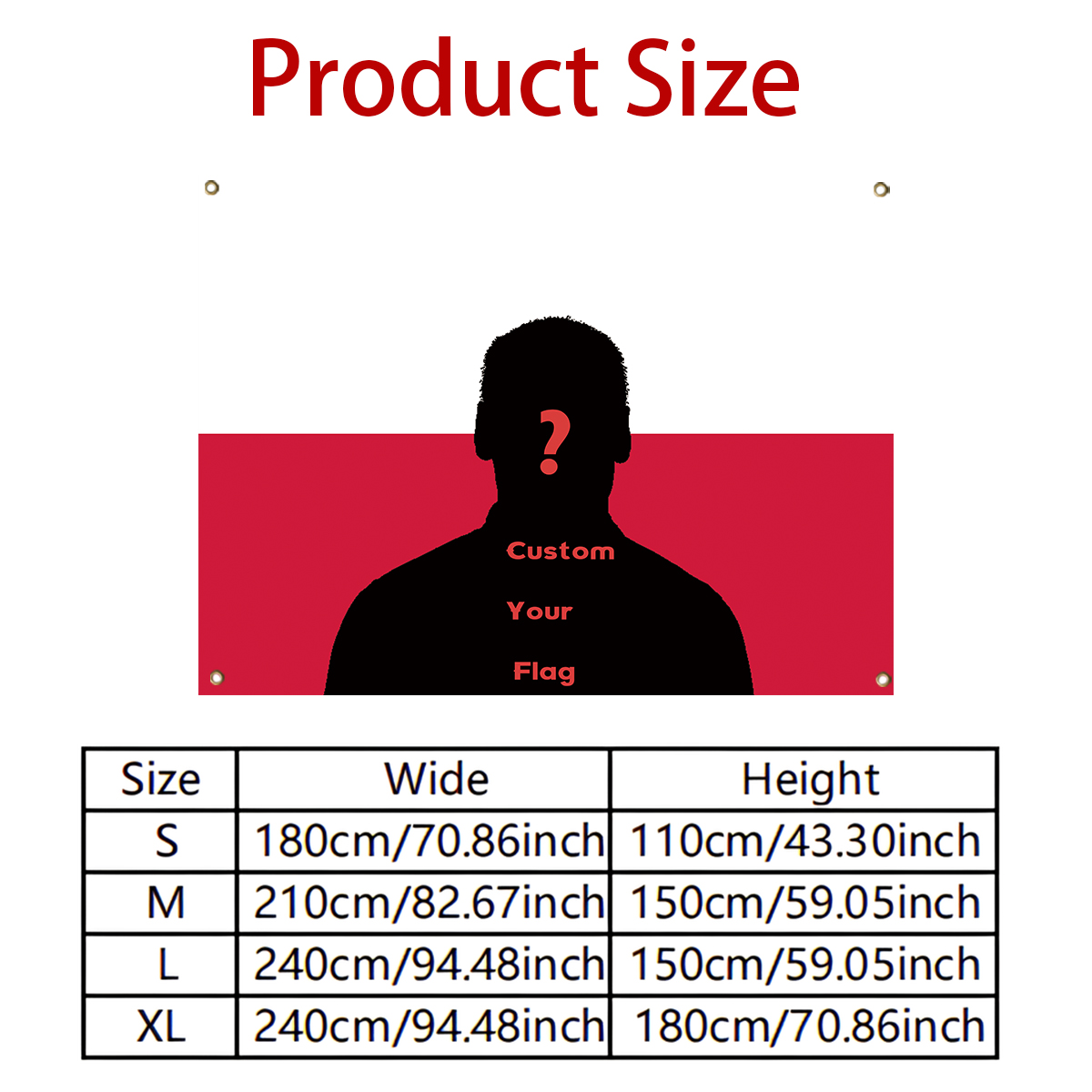1Pc Custom Photo Polyster Flag - Textiles For Home avaliação e preço
