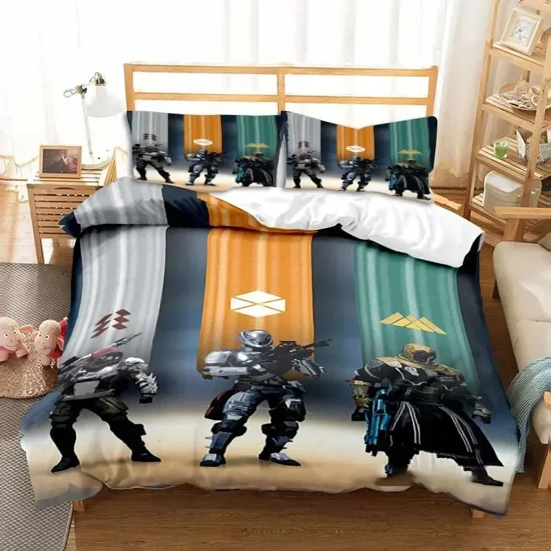 Game Destiny Printed Bed Set D - Linen Duvet Cover avaliação e preço