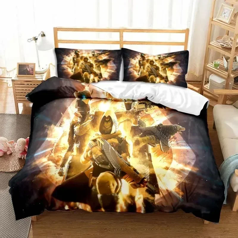 Game Destiny Printed Bed Set D - Linen Duvet Cover avaliação e preço