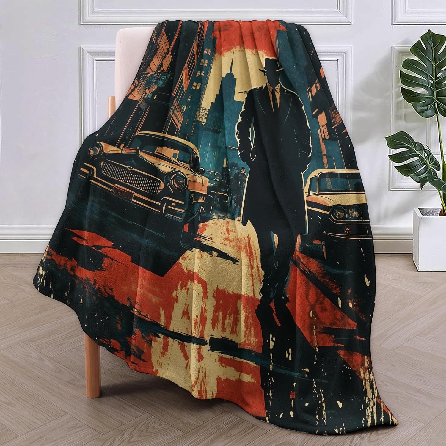 Noir Detective Blanket Gifts f - Home Of Textiles avaliação e preço