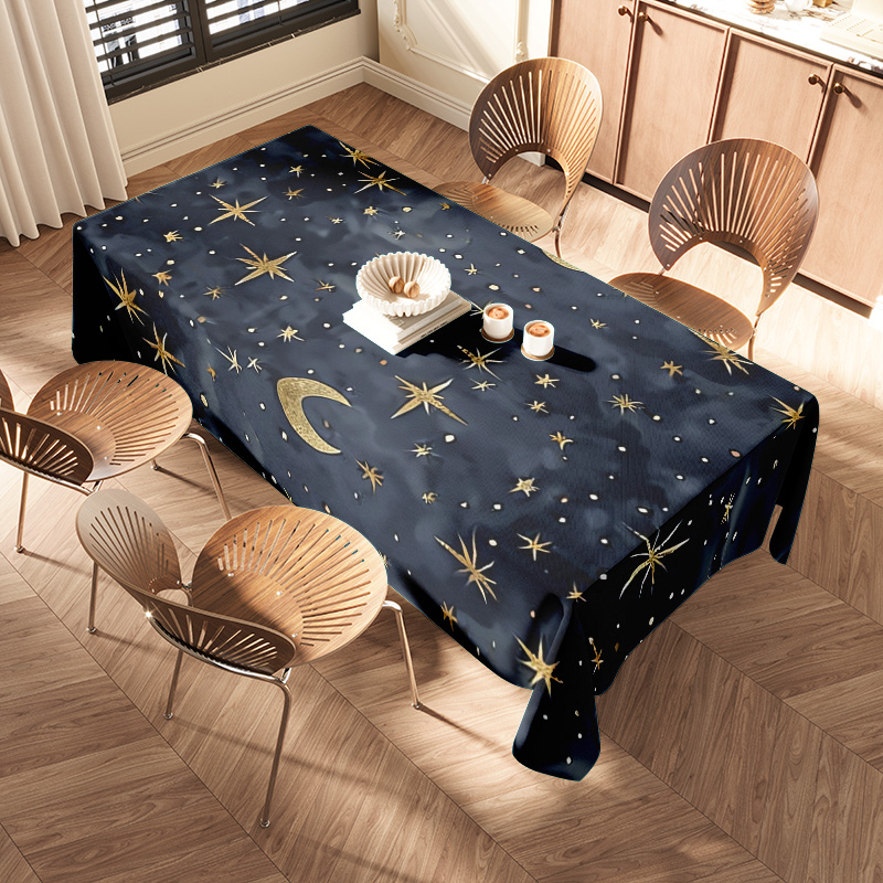 Stylish Dark Blue Stars Moon T - Home Textiles Com avaliação e preço